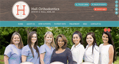Desktop Screenshot of hallortho.com